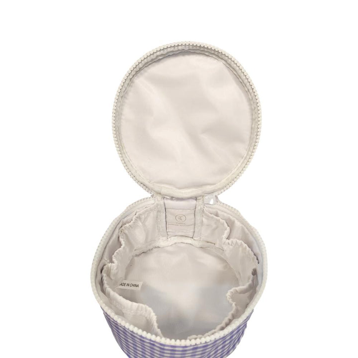 ROUNDUP JEWEL CASE - GINGHAM LILAC