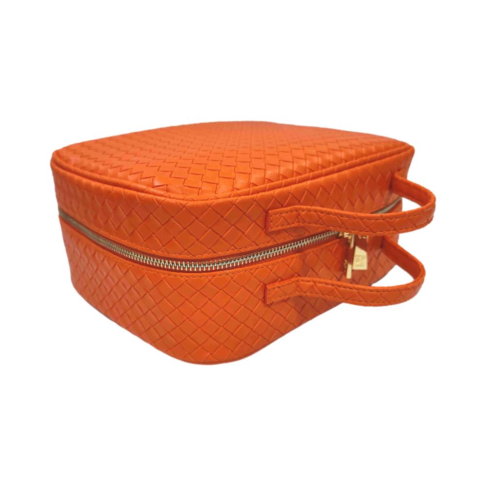 LUXE TRVL2 CASE - WOVEN PAPAYA - New & Larger Than Our Original