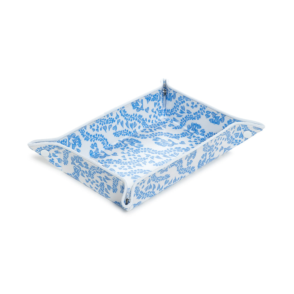 Luxe Gloss Tray Set - All Heart Blue Cosmetic & Toiletry Bags