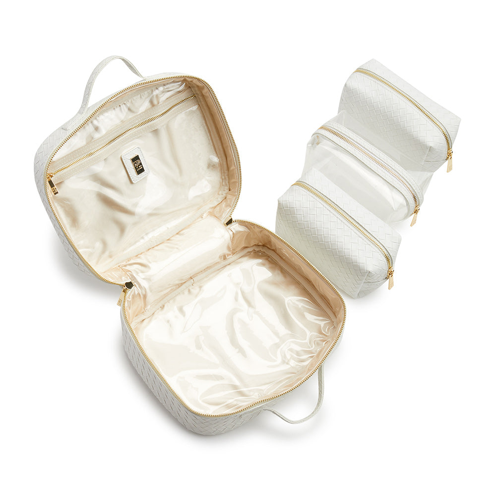 Toiletry Case - Woven TRVL2 - Bridal White