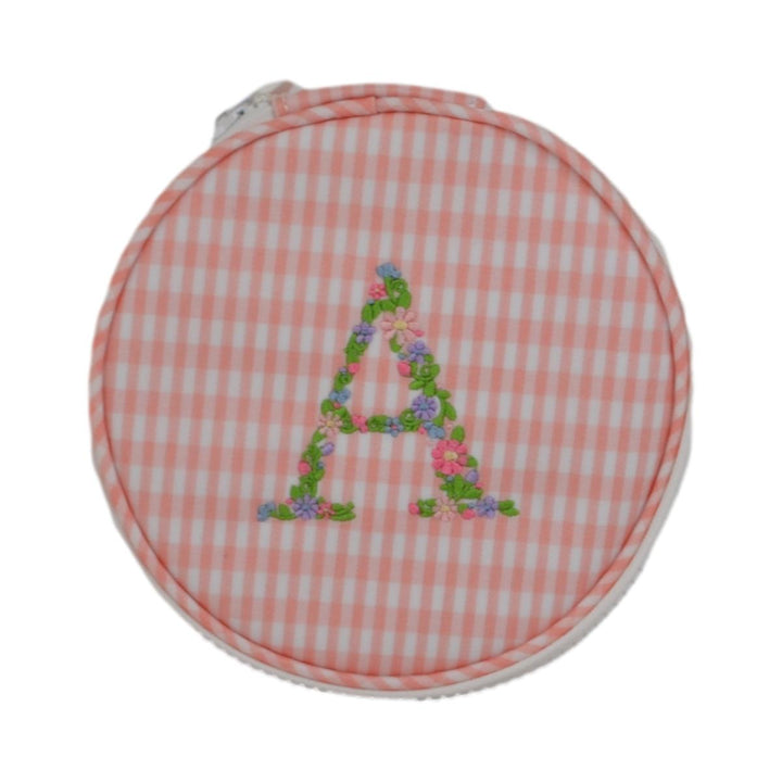 Monogram Round - Gingham Taffy New! A