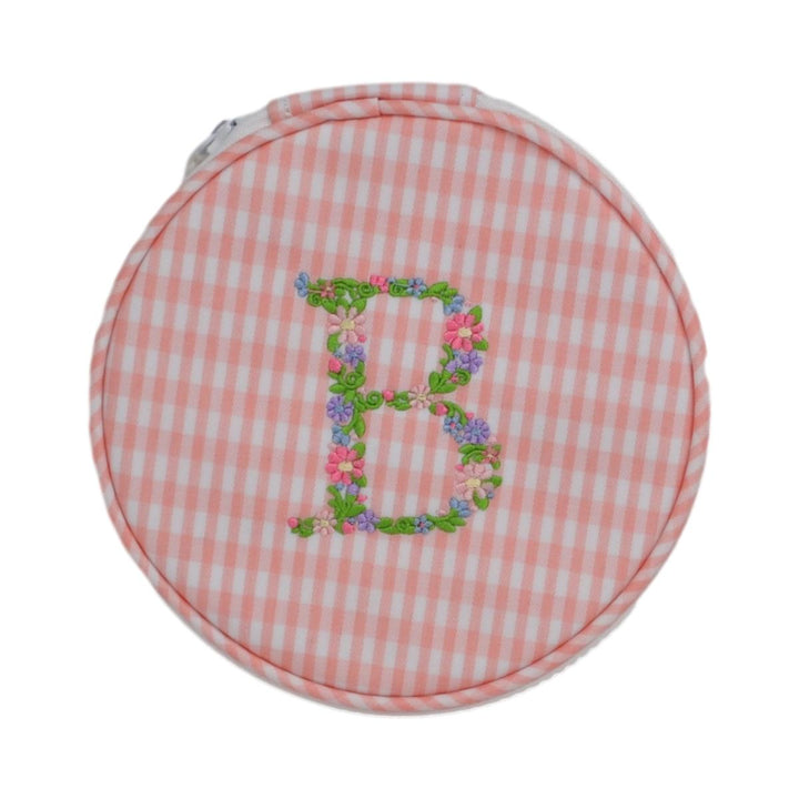 Monogram Round - Gingham Taffy New! B