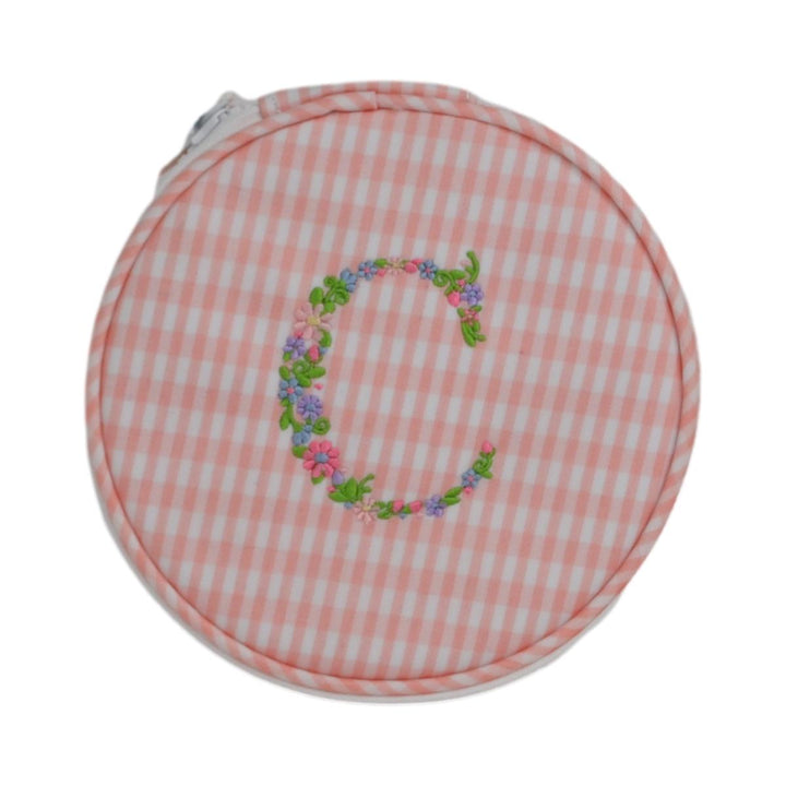 Monogram Round - Gingham Taffy New! C