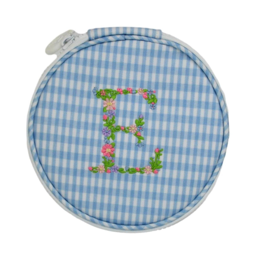Monogram Round - Gingham Mist New! E
