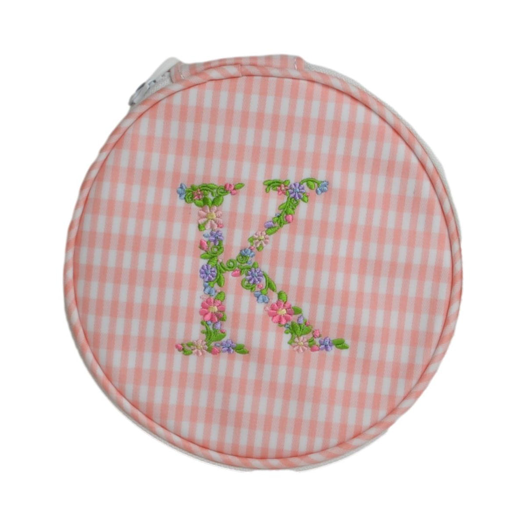 Monogram Round - Gingham Taffy New! K