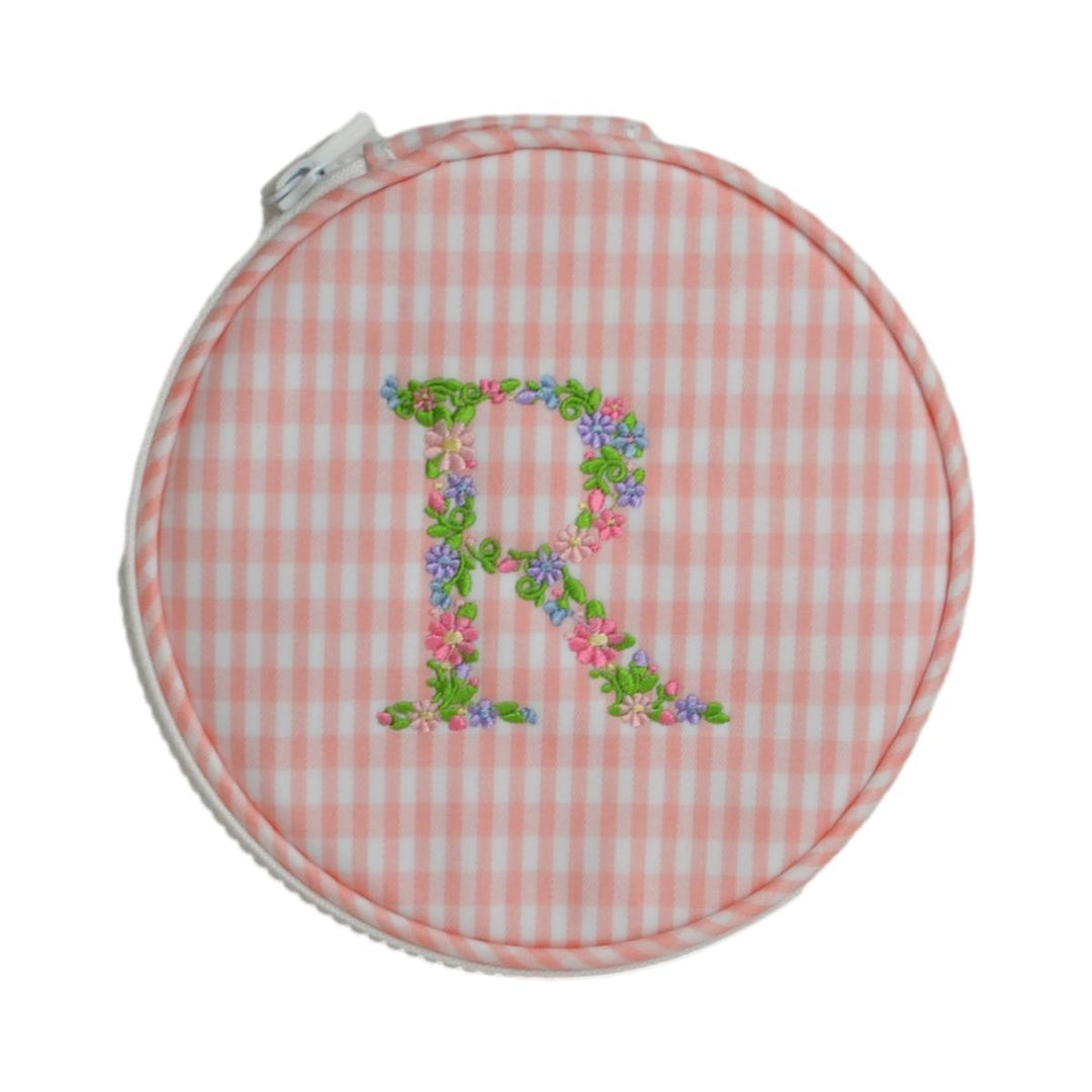Monogram Round - Gingham Taffy New! R