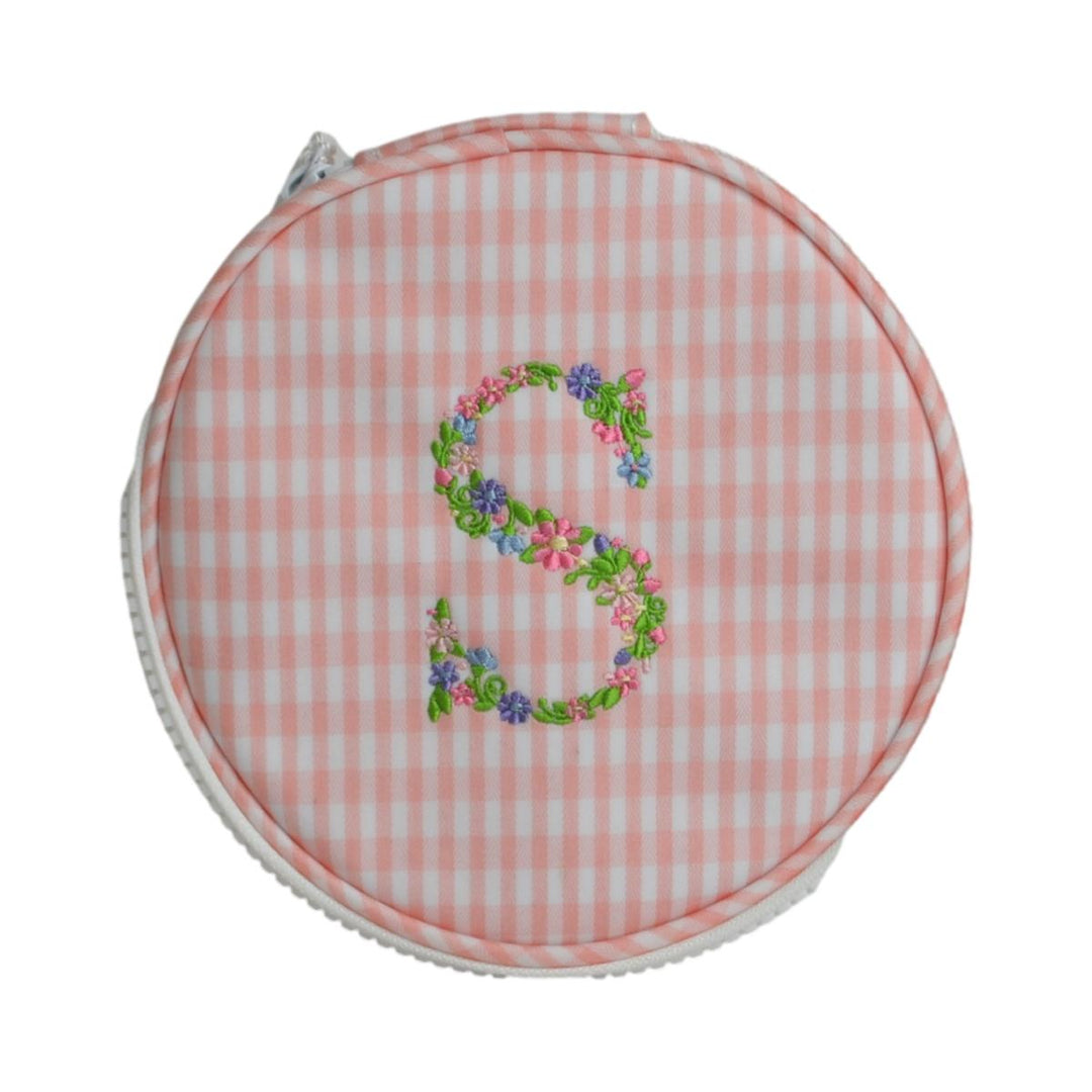 Monogram Round - Gingham Taffy New! S