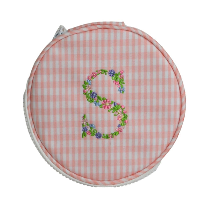 Monogram Round - Gingham Taffy New! S
