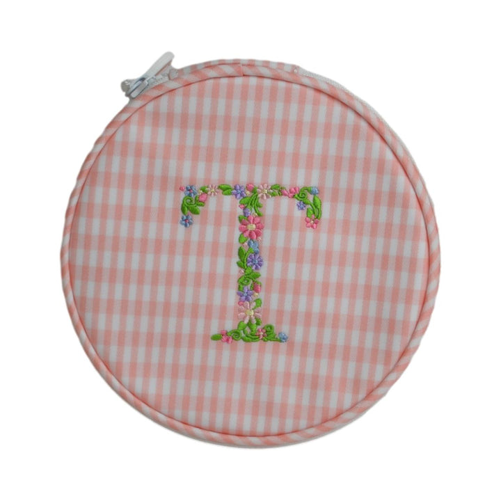 Monogram Round - Gingham Taffy New! T