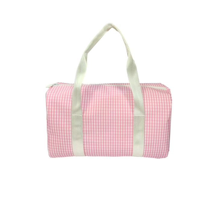 DUFFEL BAG - MINI PACKER - DUFFEL BAG GINGHAM PINK