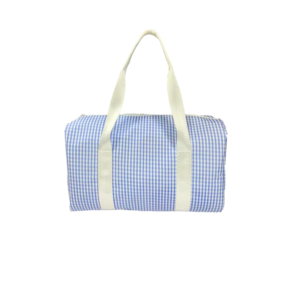 DUFFEL BAG - MINI PACKER - DUFFEL BAG GINGHAM SKY