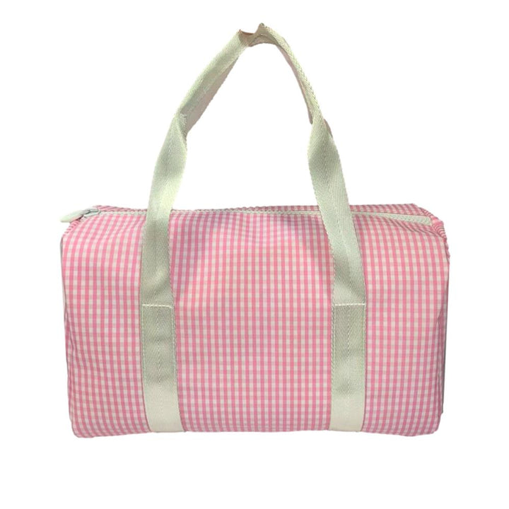 DUFFEL BAG - MINI PACKER - DUFFEL BAG GINGHAM PINK