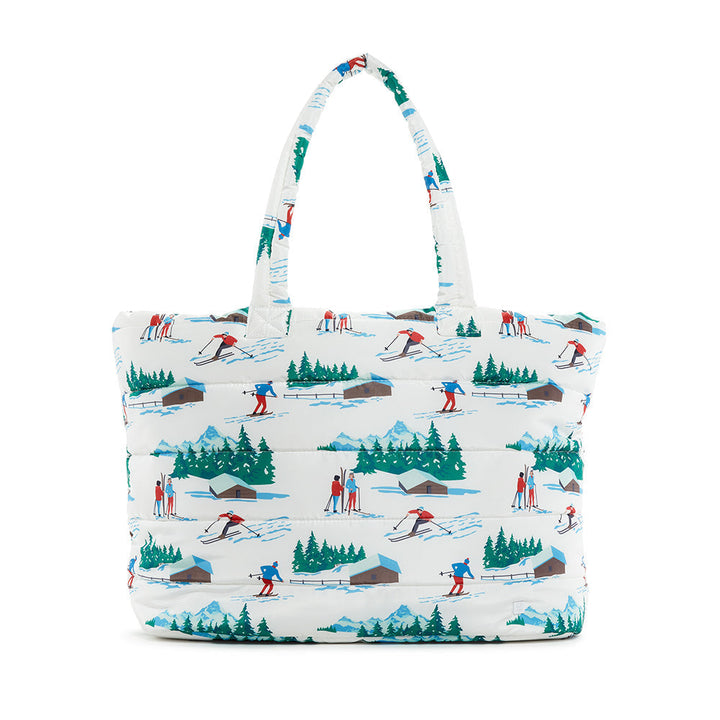 Luxe Puffer Tote Bag - Hit The Slopes