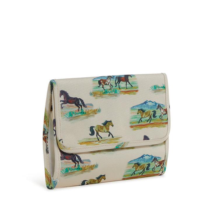 Mini Rollup Hanging Bag - Wild Horses