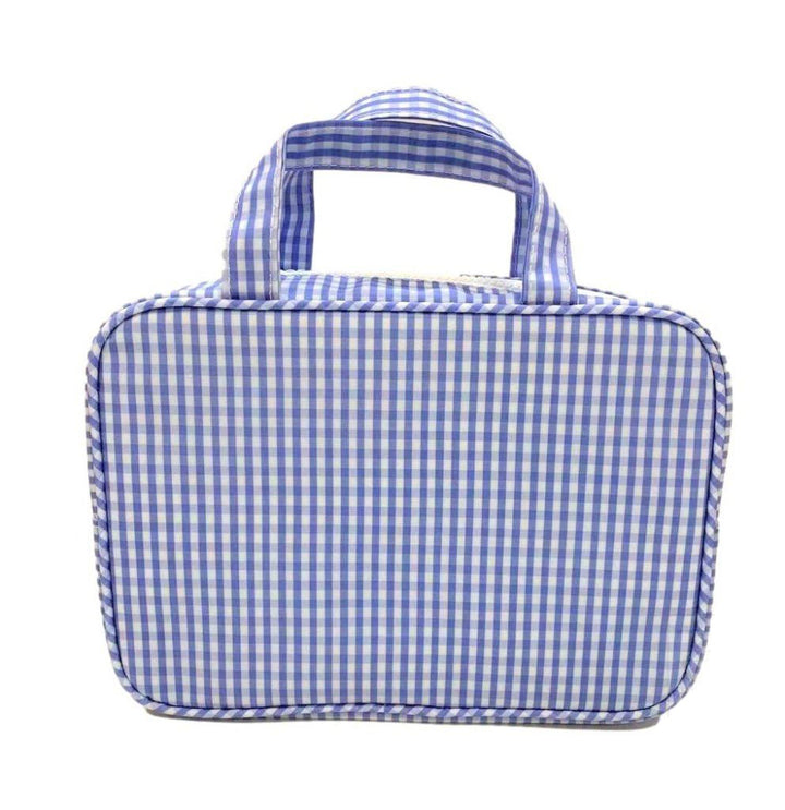 Cosmetic Bag - Carry On - Gingham Sky