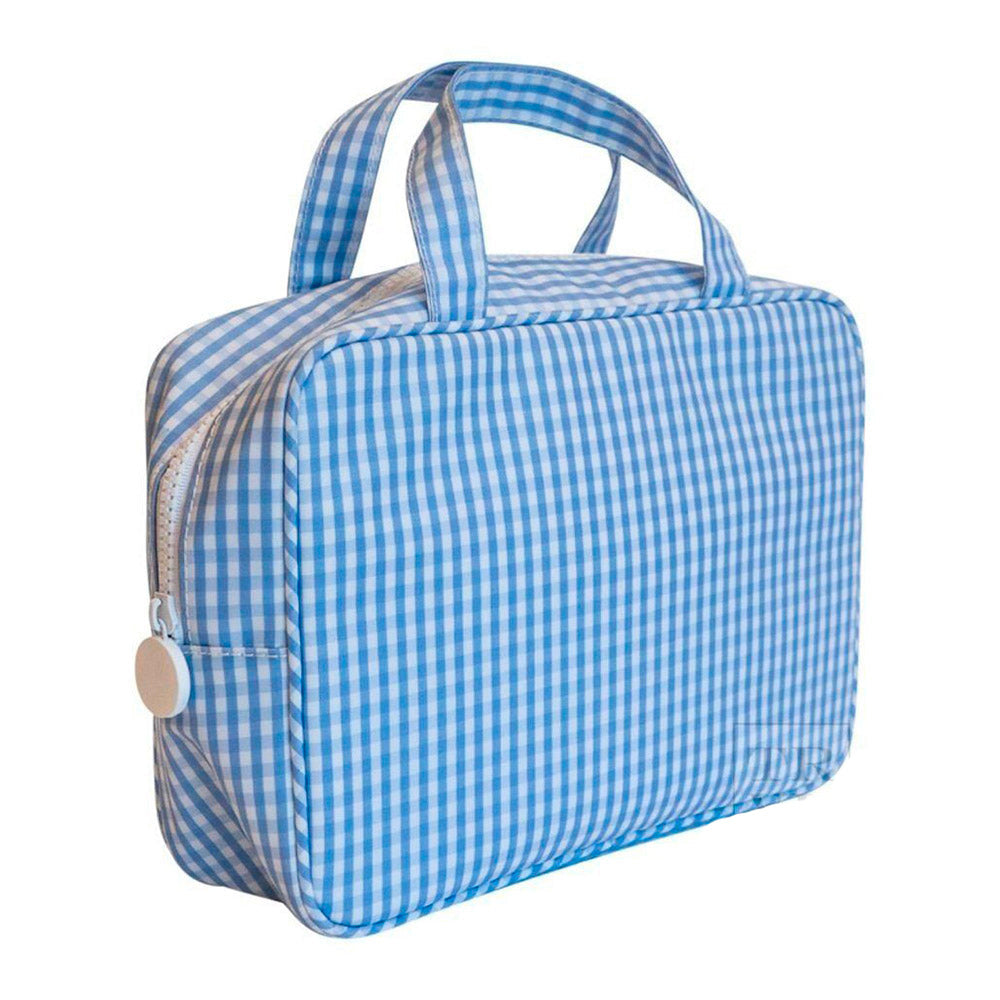 Cosmetic Bag - Carry On - Gingham Sky