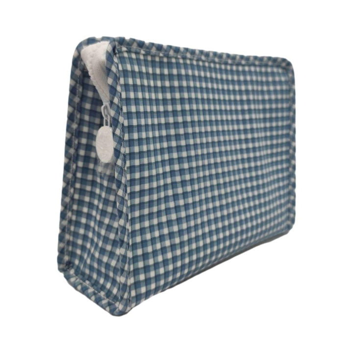Cosmetic Bag - Roadie Medium - Rodeo Check Indigo