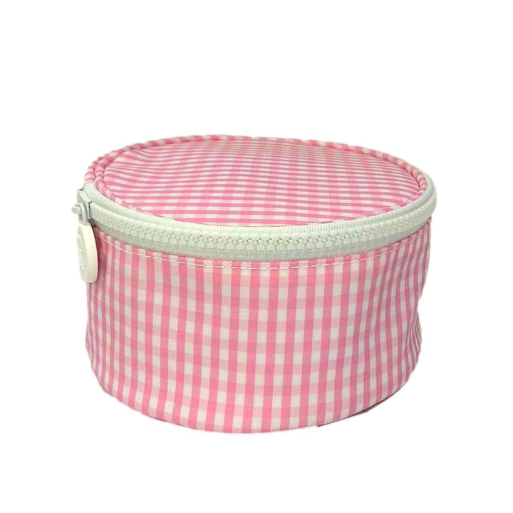 Jewelry Round - Round Up - Gingham Pink