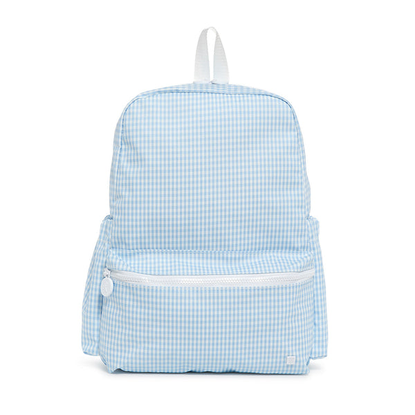 【美品】caramel / backpack / blue check Backpack - Gingham Mist – shopTRVLdesign