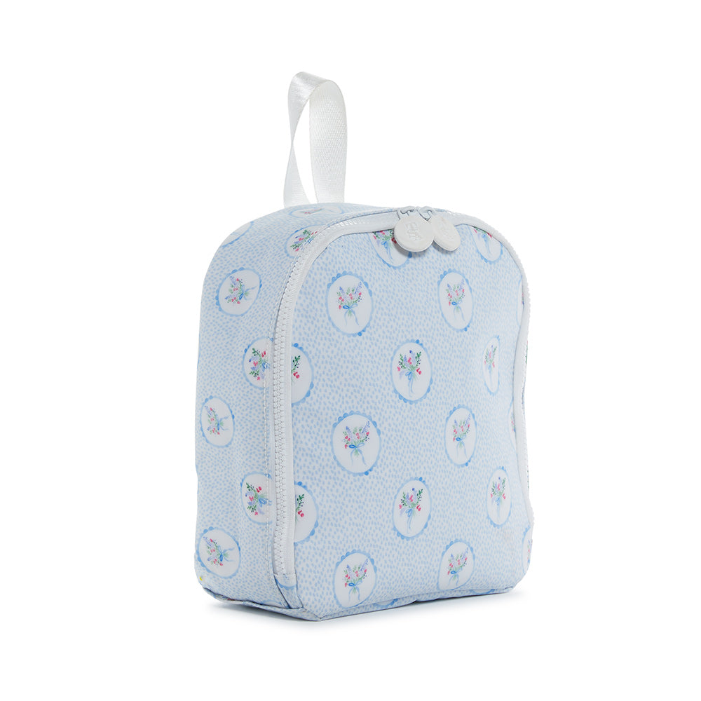 Insulated Lunch Bag - Bring It Medallion Floral Blue