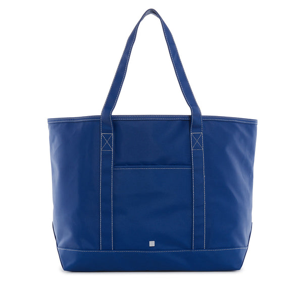 Tote Bag - Coated Canvas Maxi Tote - Blue Bell – shopTRVLdesign