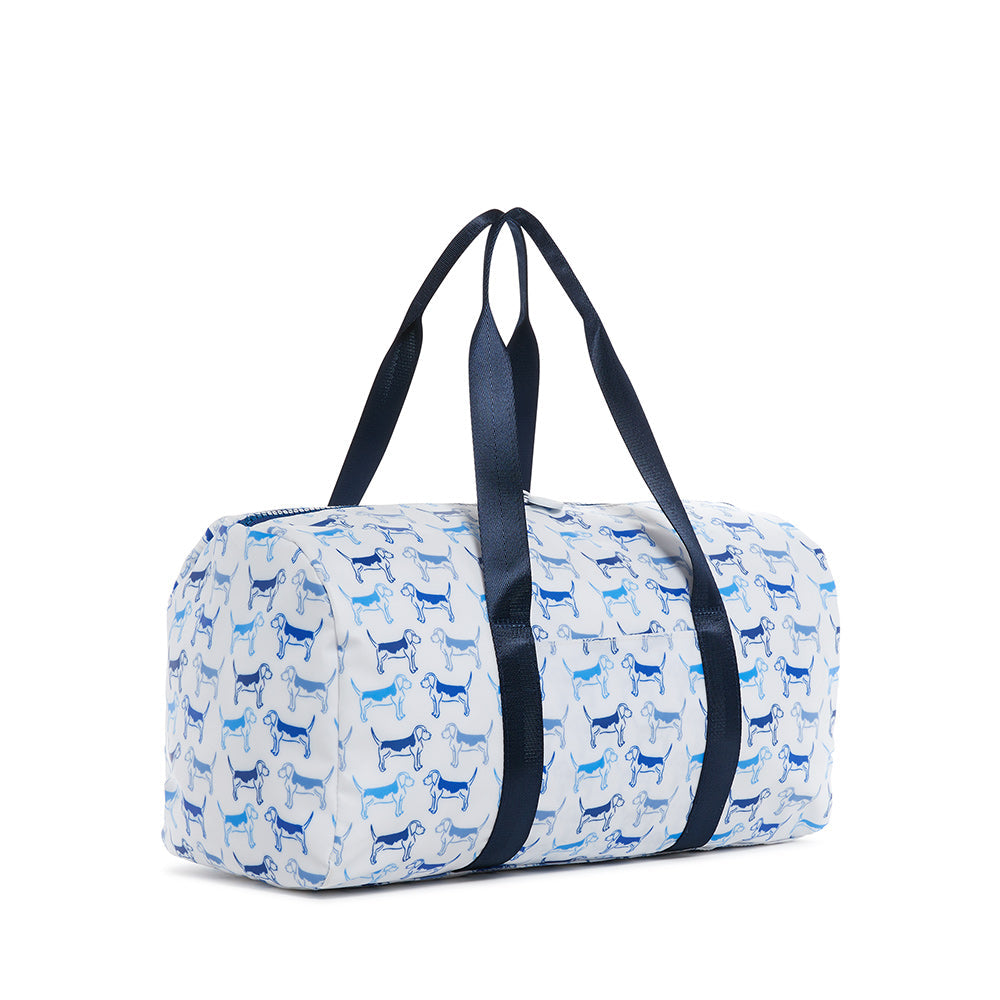 Duffel - Puppy Love Blue Weekender Bag Duffel Bags