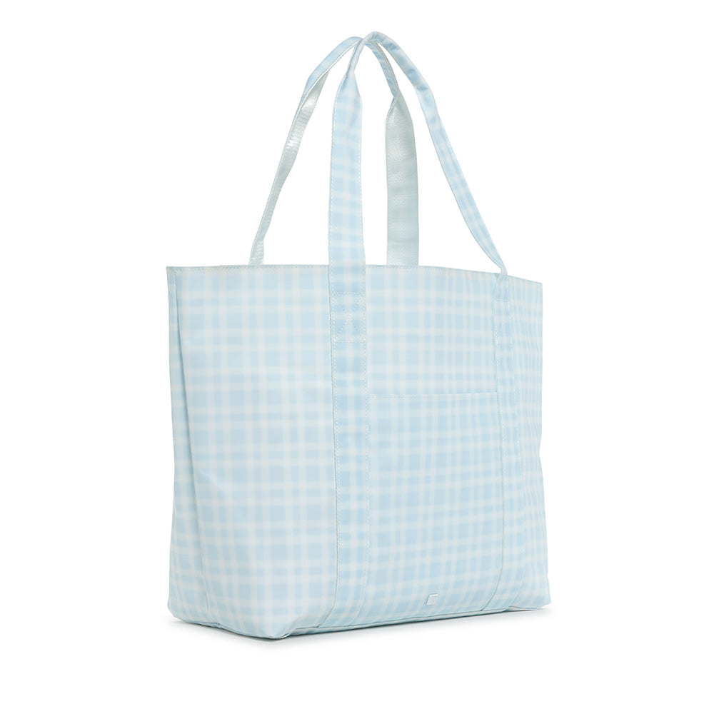Jumbo Tote - Pimlico Plaid Blue