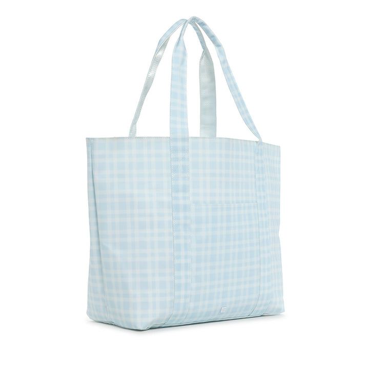 Jumbo Tote - Pimlico Plaid Blue