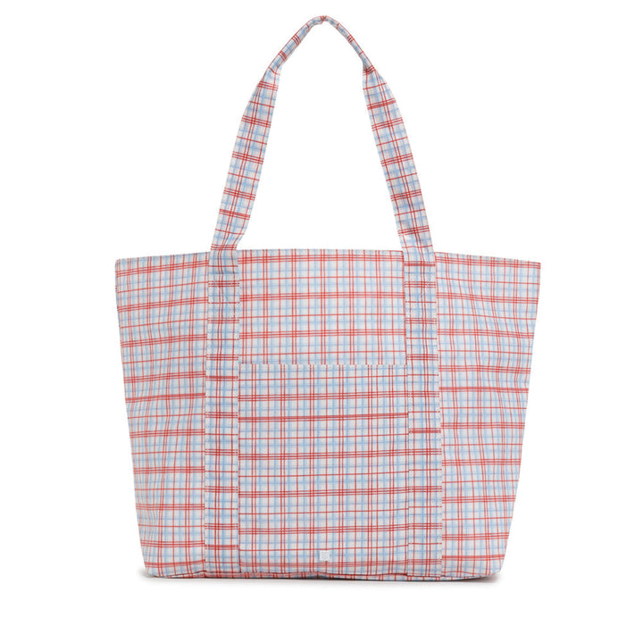 Jumbo Tote - Classic Plaid Red