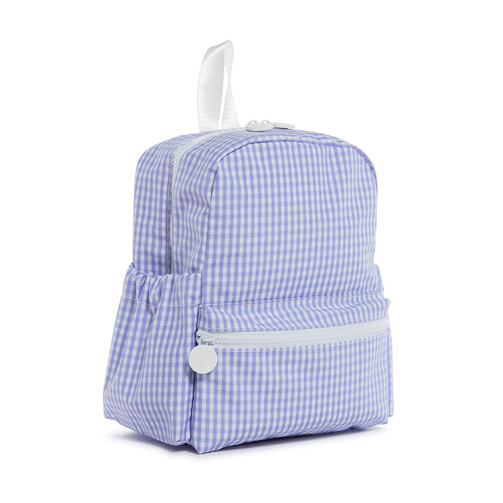 Mini Backer - Gingham Lilac *Trvl Deal