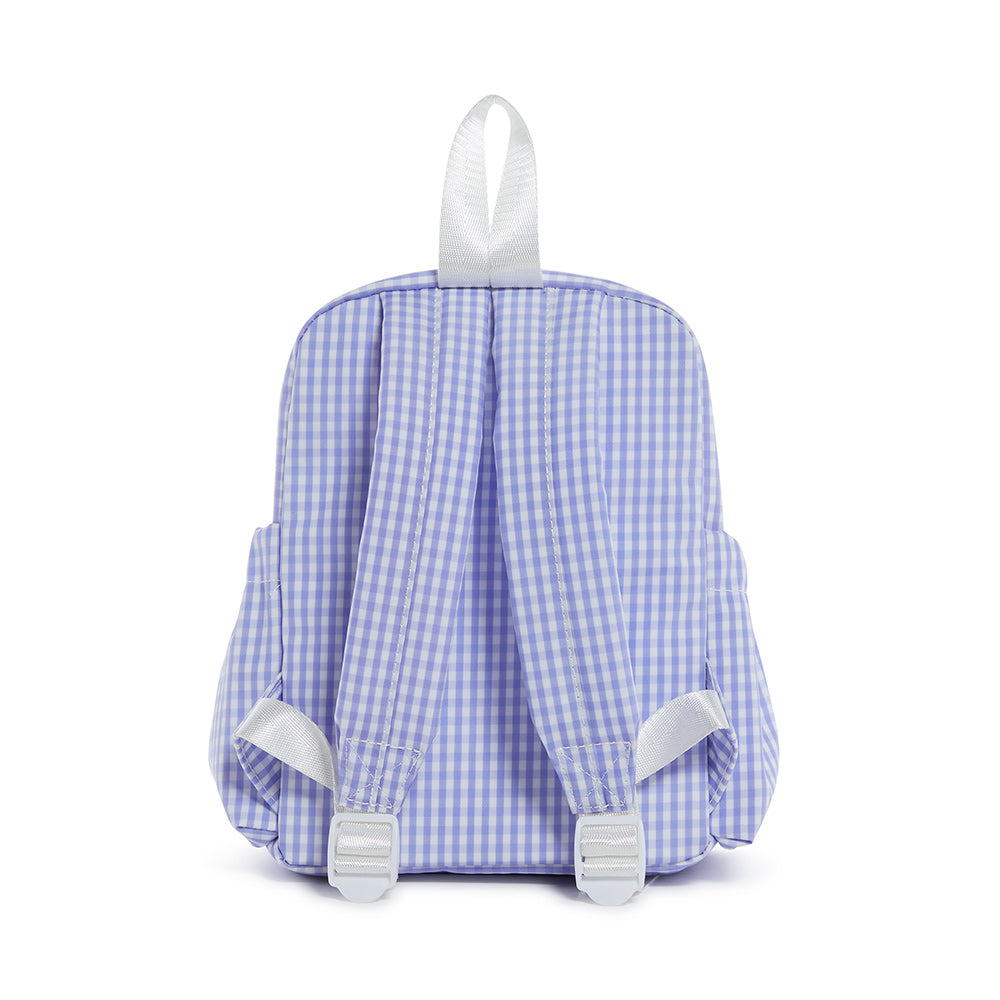 Mini Backer - Gingham Lilac *Trvl Deal