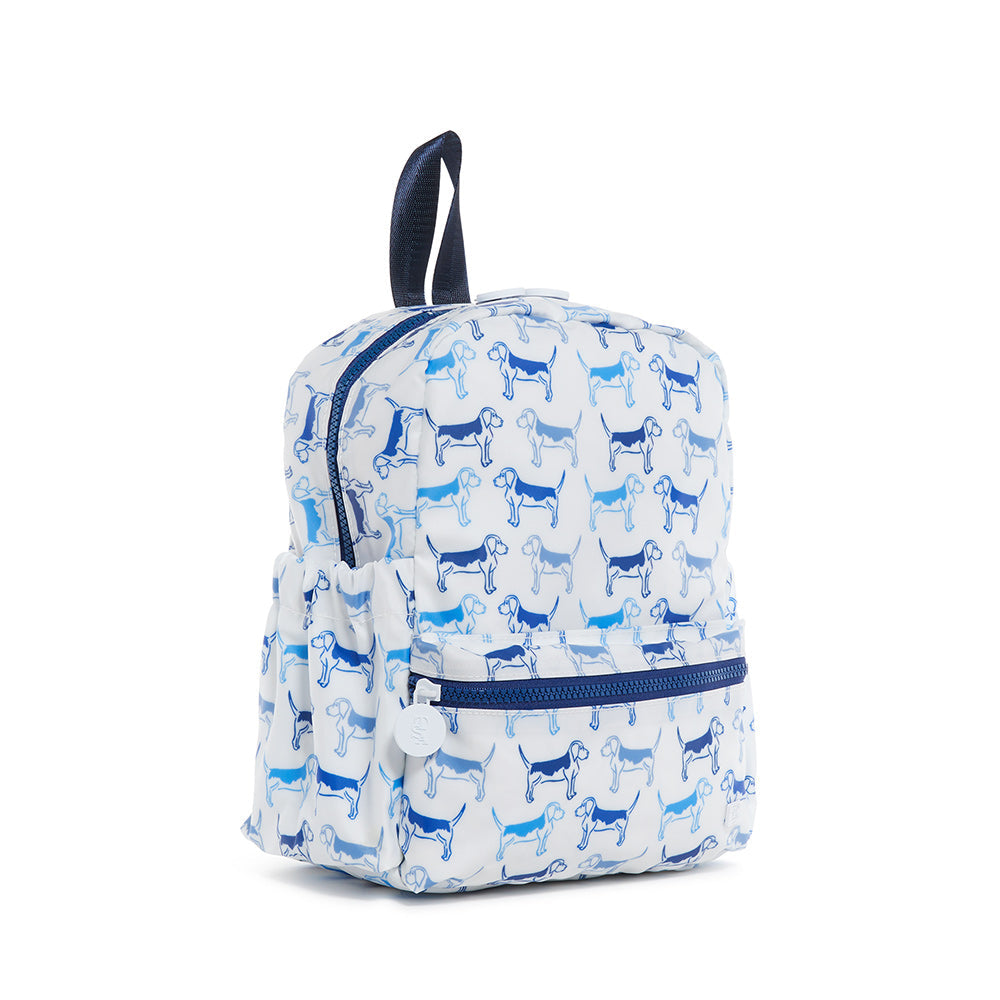 Mini Backer - Puppy Love Blue Backpack Backpacks