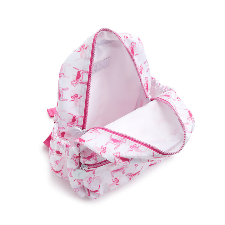 Mini Backer - Bunny Toile Pink Backpack Backpacks
