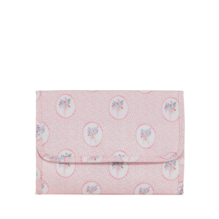 Weekender Gift Set - Duffel and Hanging Bag - Medallion Floral Pink