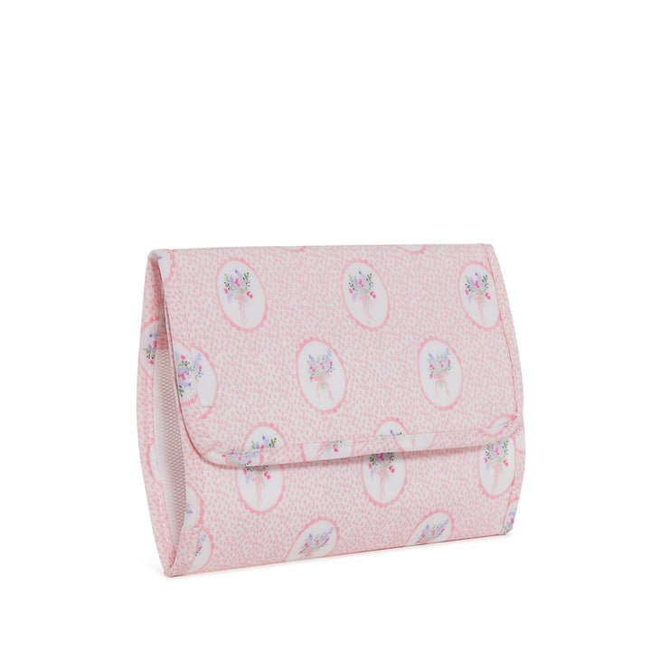 Weekender Gift Set - Duffel and Hanging Bag - Medallion Floral Pink