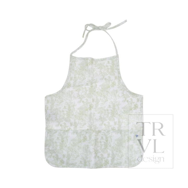 APRON - BUNNY TOILE GREEN *2PC PRE-PACK* - Aprons