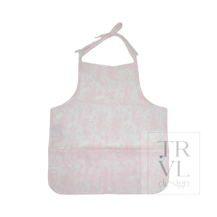 APRON - BUNNY TOILE PINK *2PC PRE-PACK* - Aprons