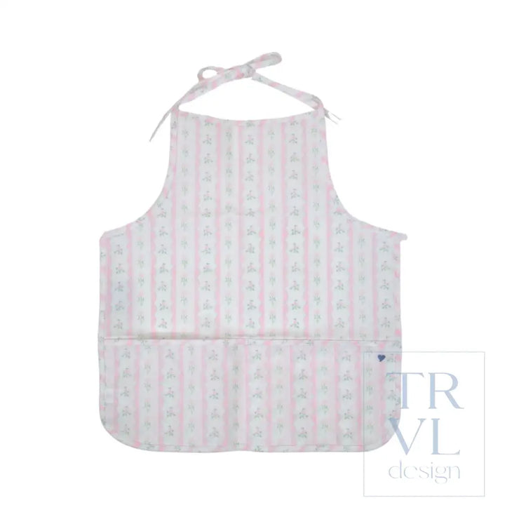 Apron - Ribbon Floral Pink - Aprons