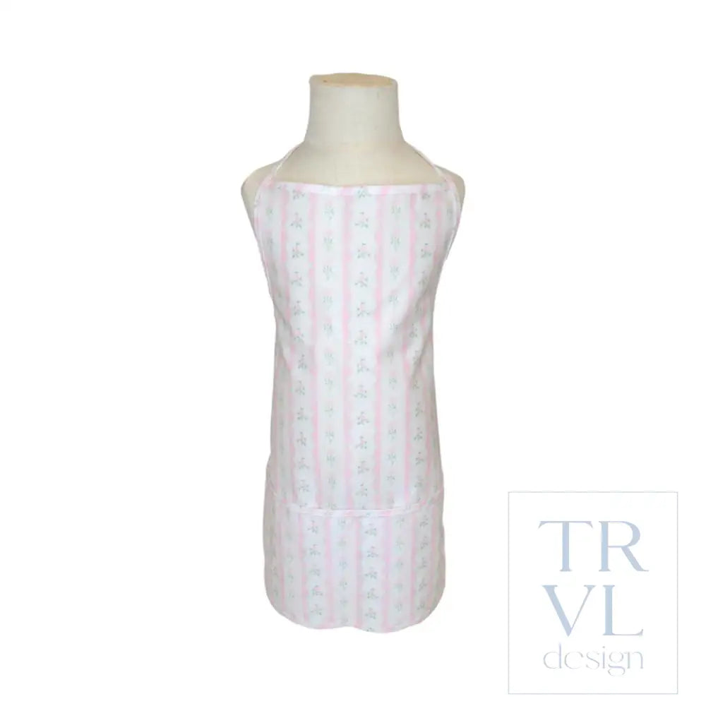 Apron - Ribbon Floral Pink - Aprons
