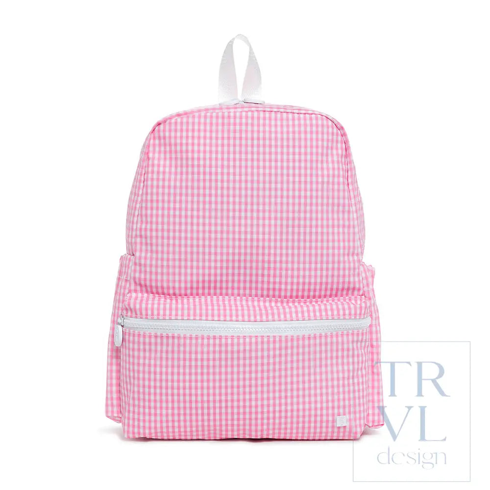 Backpacker - Backpack Gingham Pink Backpacks