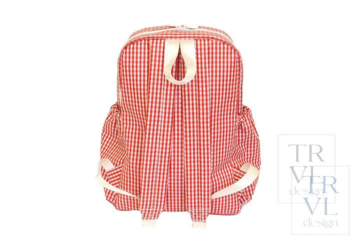 BACKPACKER - GINGHAM RED *TRVL Deal