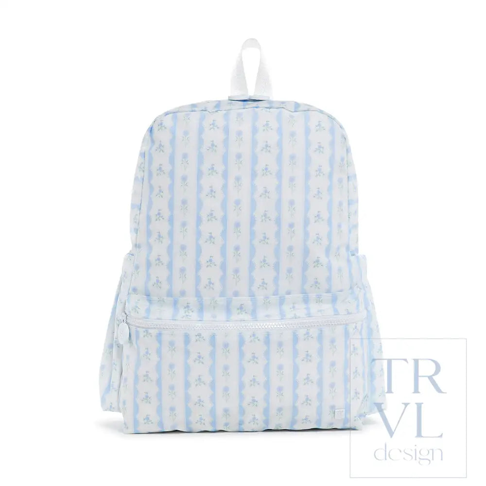 Backpacker - Backpack Ribbon Floral Blue