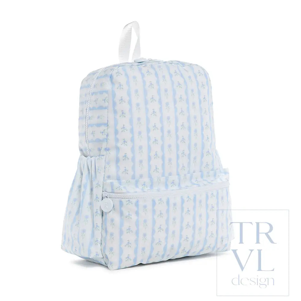 Backpacker - Backpack Ribbon Floral Blue