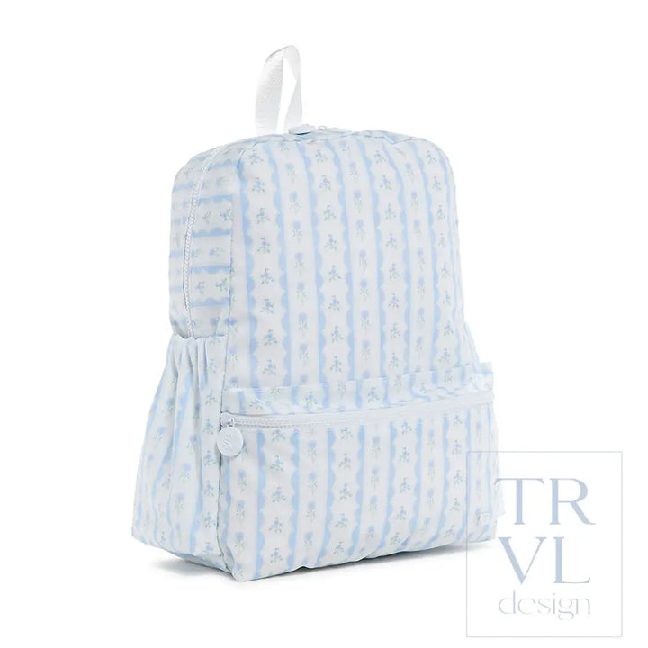 Backpacker - Backpack Ribbon Floral Blue