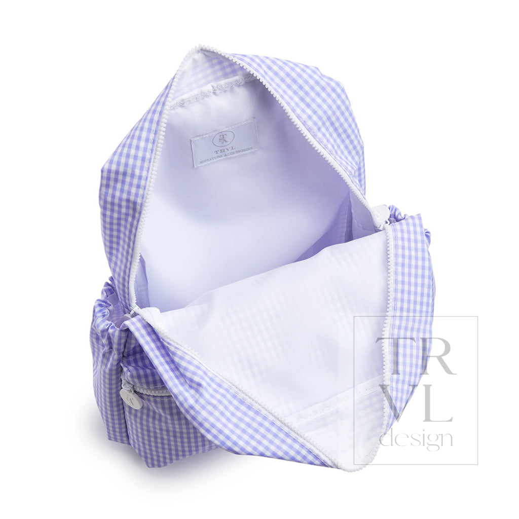 TRVL Backpacker Gingham Lilac