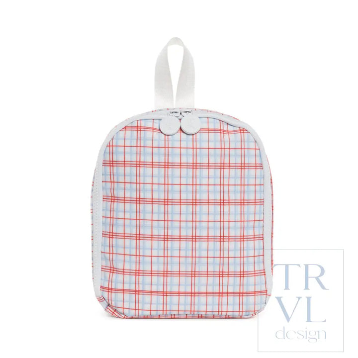 Bring It Lunch Bag - Classic Plaid Red