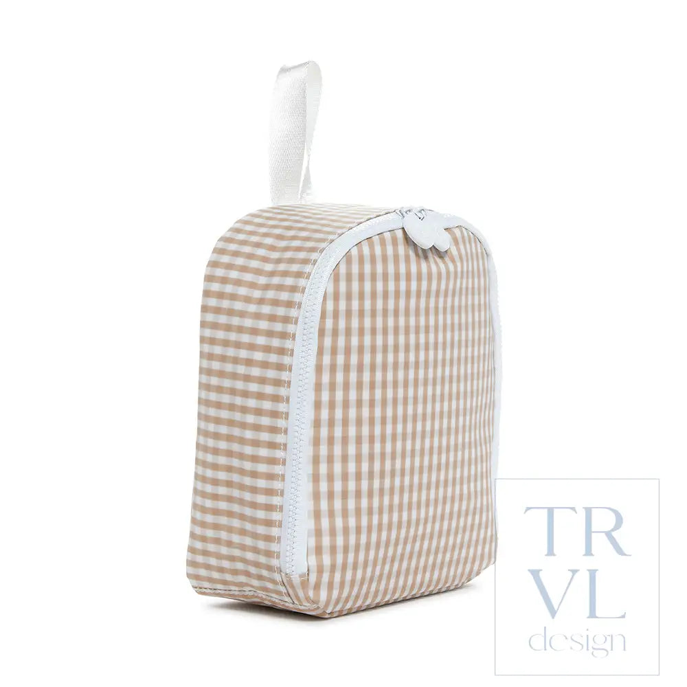 Bring It Lunch Bag - Gingham Khaki Bags