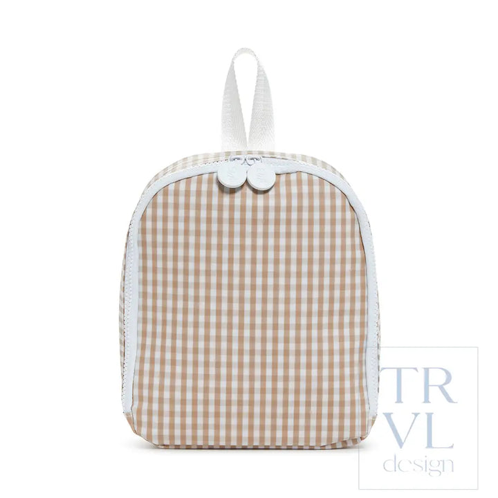 Bring It Lunch Bag - Gingham Khaki Bags