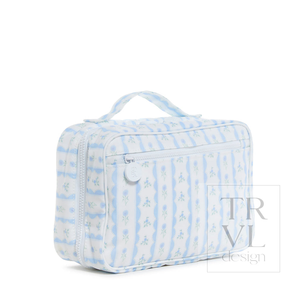 flower design travel toiletry bag Gosect Floral Makeup Bag, Large Cosmetic for Women Girls, Cute Cotton Make up Pouch, Quilted Makeup Bags, Organizer Bag(Blue Floral) : Beauty & Personal Care all to keep you organized. Rumour has it we made