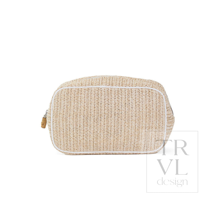 COASTAL STRAW GO GLAM - SAND - Cosmetic &amp; Toiletry Bags
